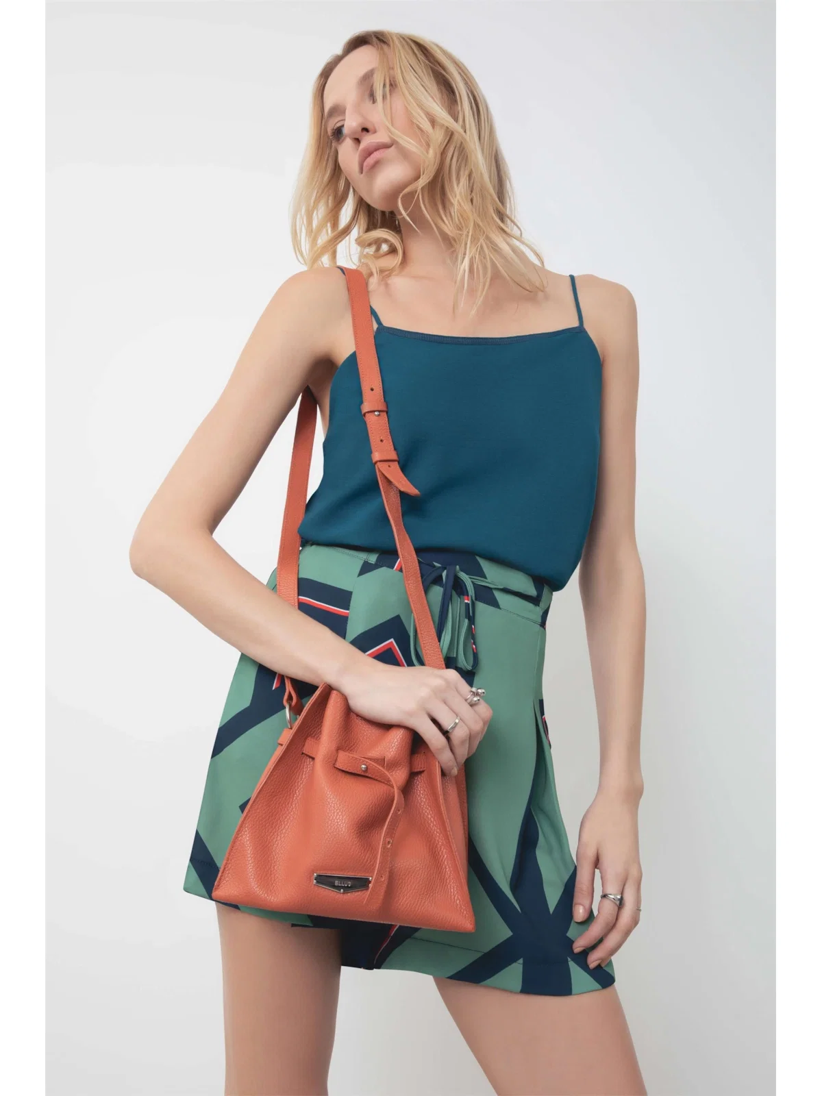 Regata Georgette Sleeveless Petroleo