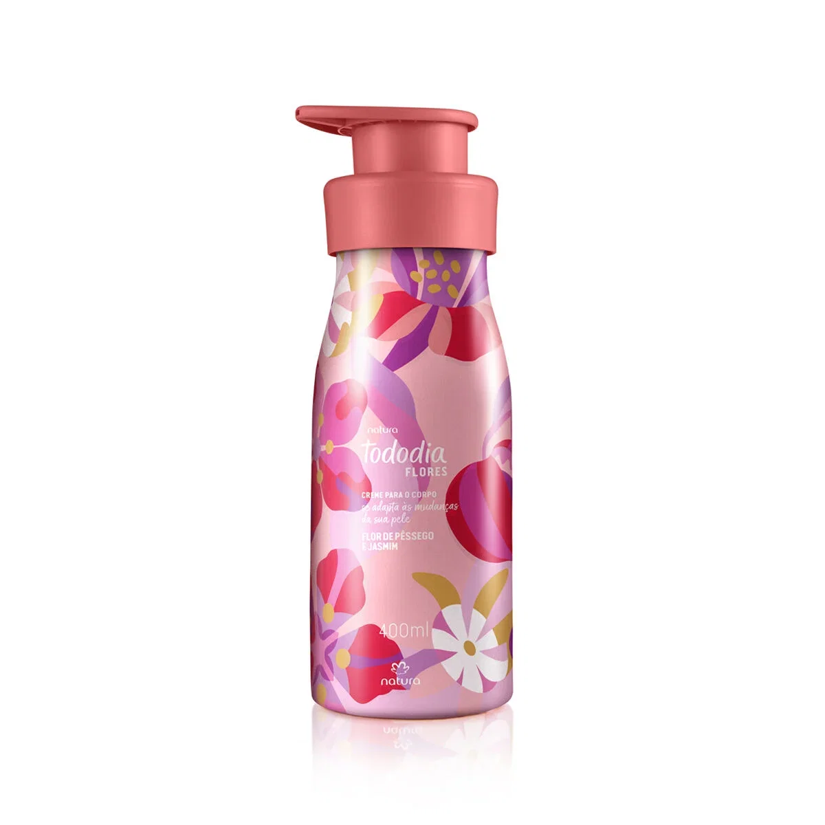Creme Desodorante Nutritivo para o Corpo Tododia Flor de Pêssego e Jasmim 400 ml