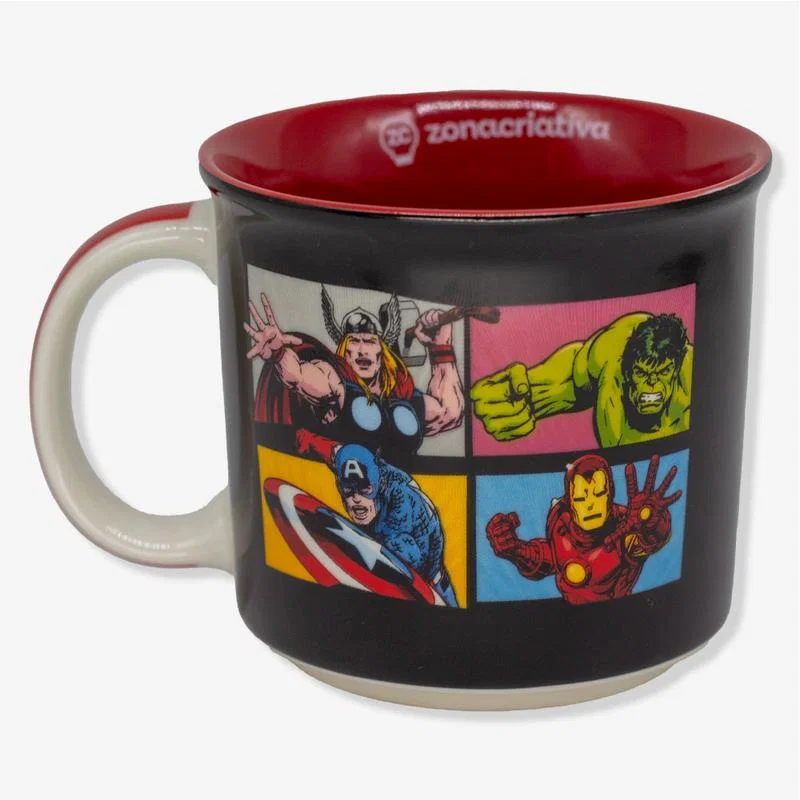 Caneca Tom 350ML Avengers