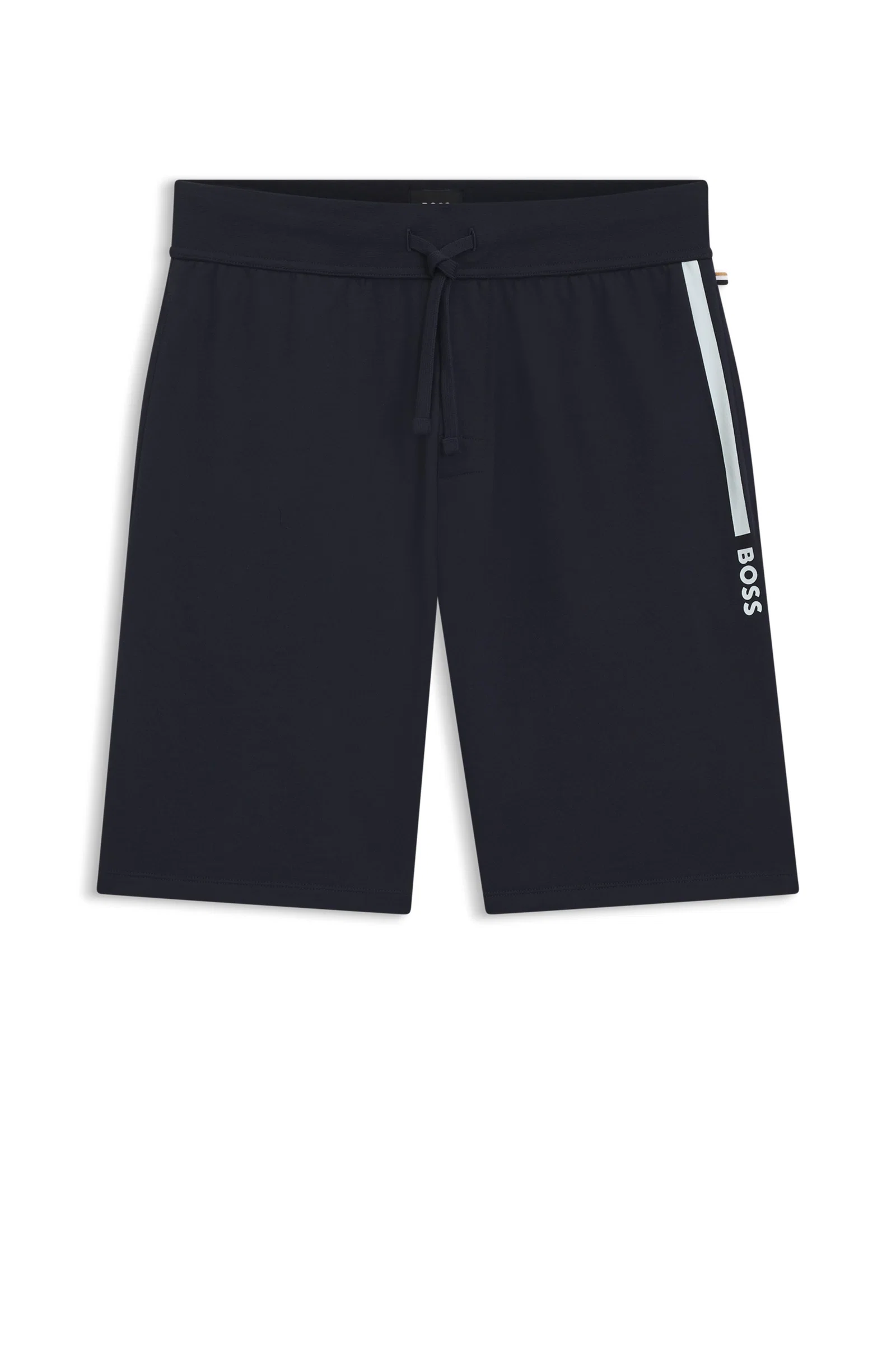 Shorts De Algodão Felpudo Com Estampa De Logo — imagem 1