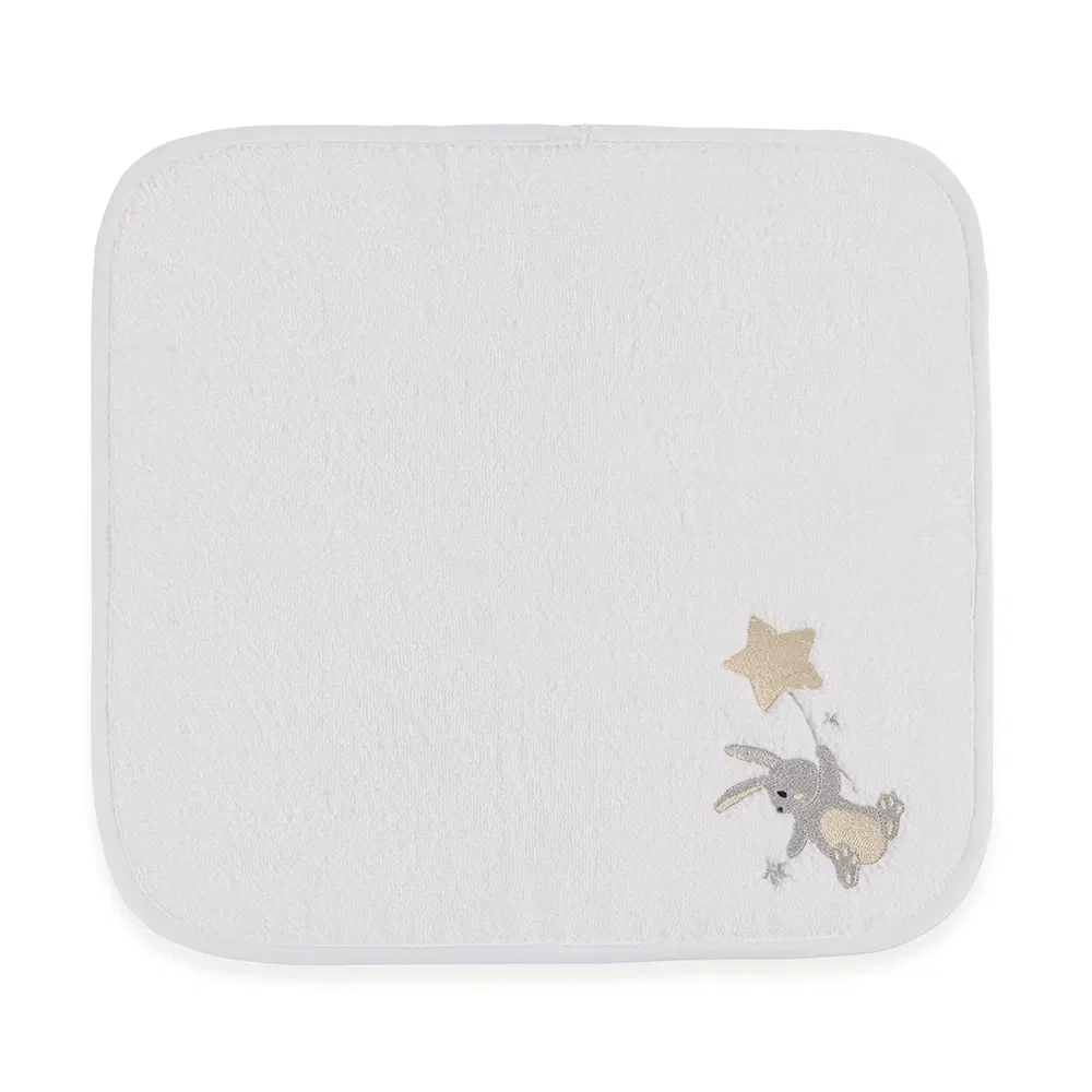 Fralda de boca Baby 100% Algodão Luna Branco — imagem 1