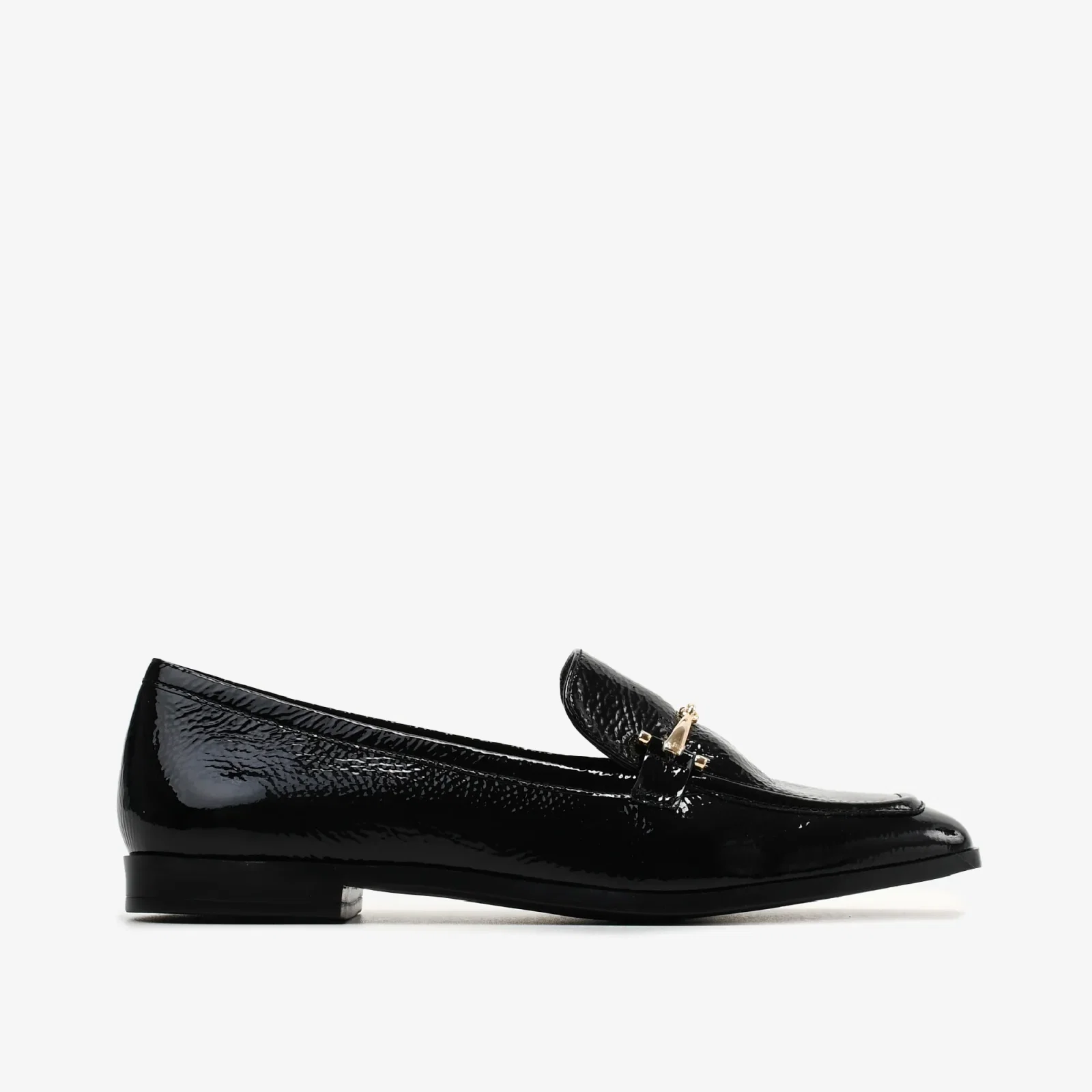 Loafer Preto Couro Verniz