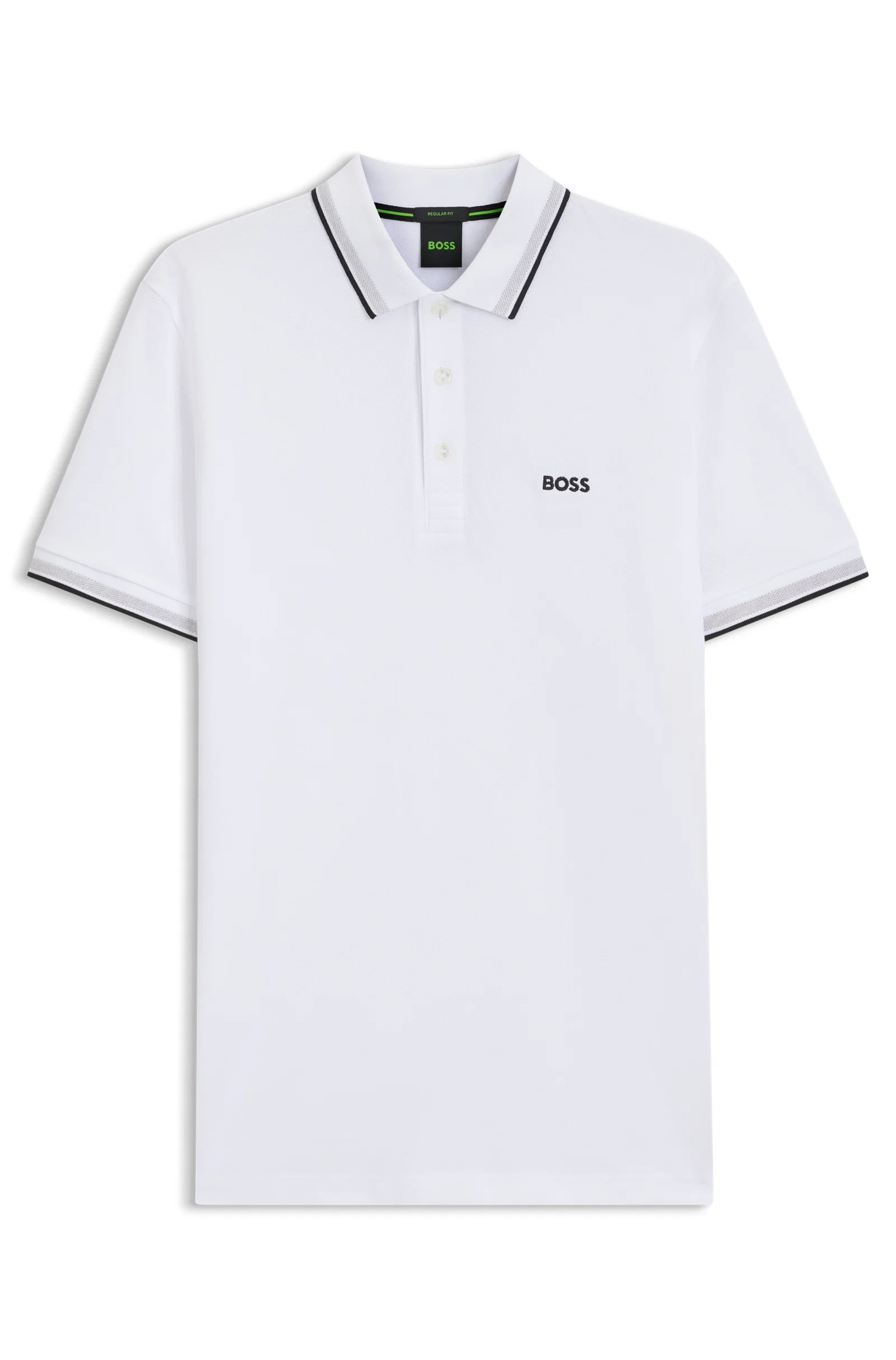 Camisa Polo Em Algodão Orgânico Com Logo — imagem 1