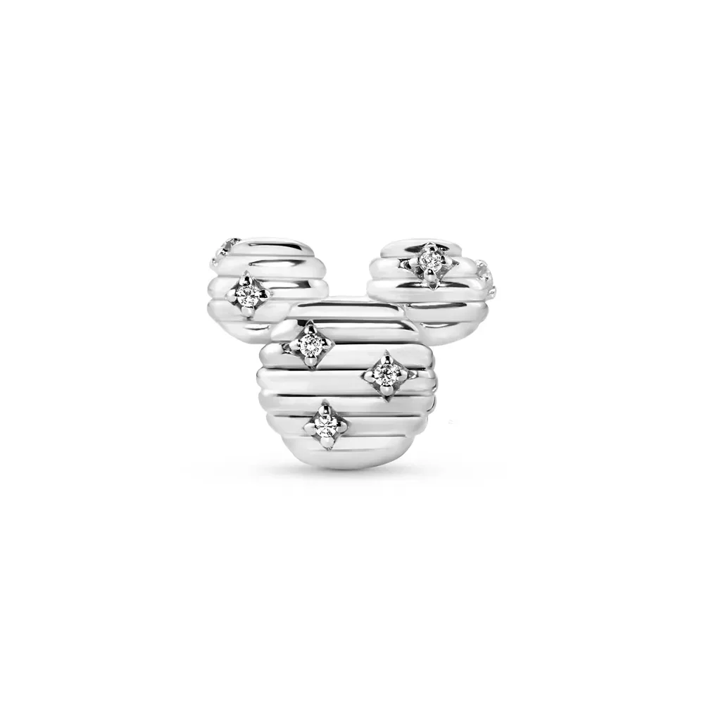 Separador Life Disney Mickey em Prata 925 com Pedras Incolores