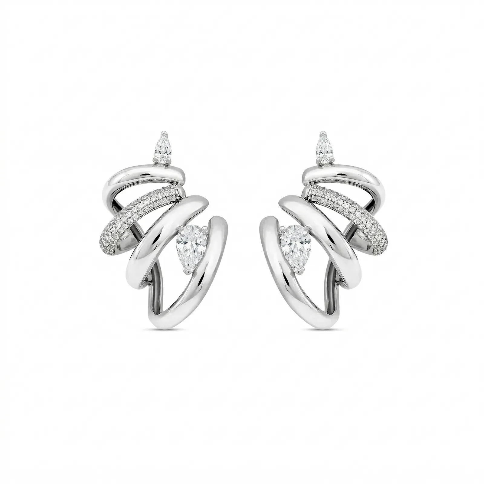 Brinco Earcuff Life Galaxy em Prata 925 e Zircônias Incolores — imagem 1