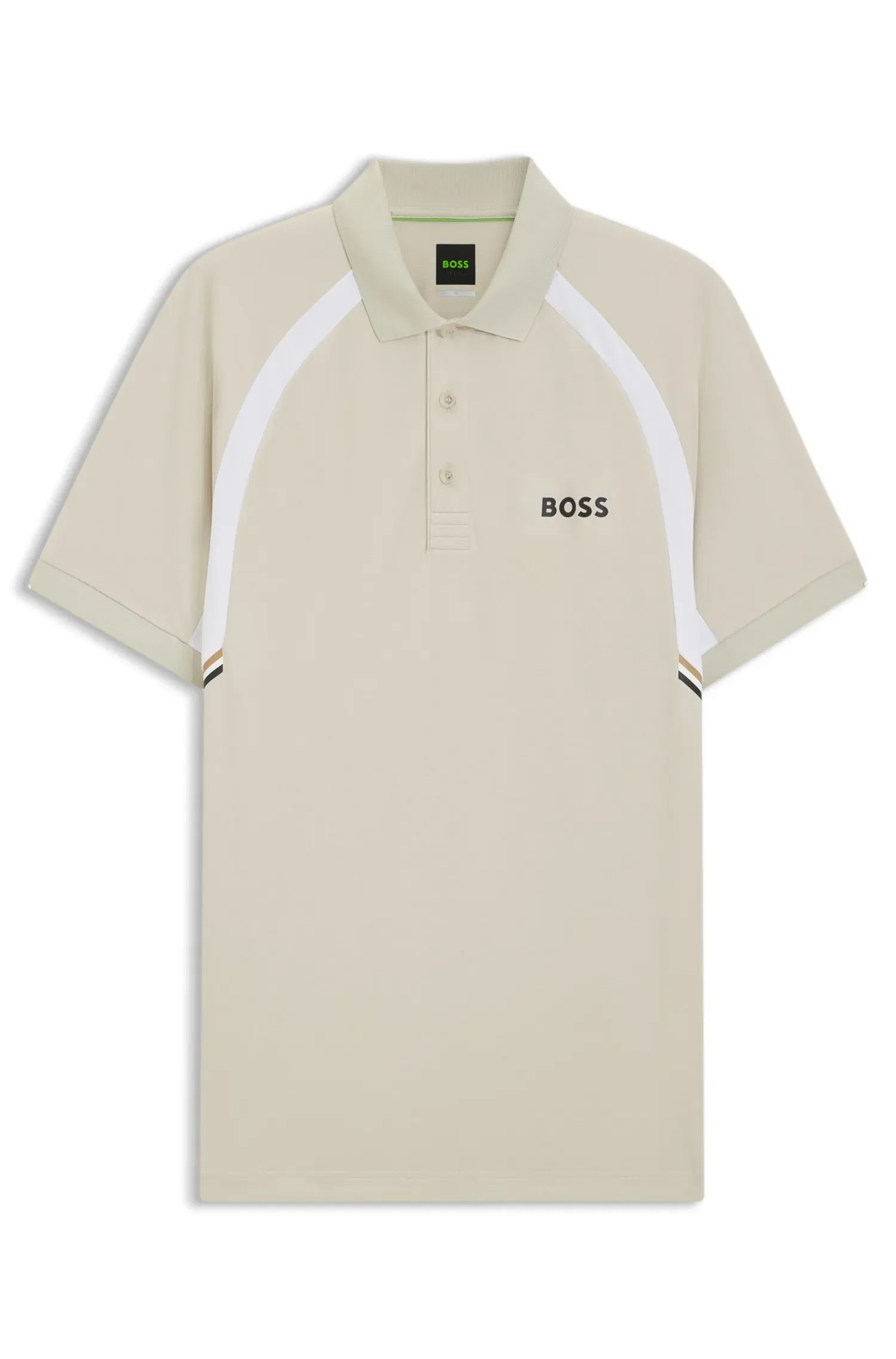 Polo Slim Fit De Secagem Rápida Em Algodão Elástico — imagem 1