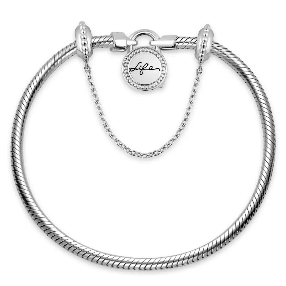 Pulseira Life Cadeado II em Prata 925 — imagem 1