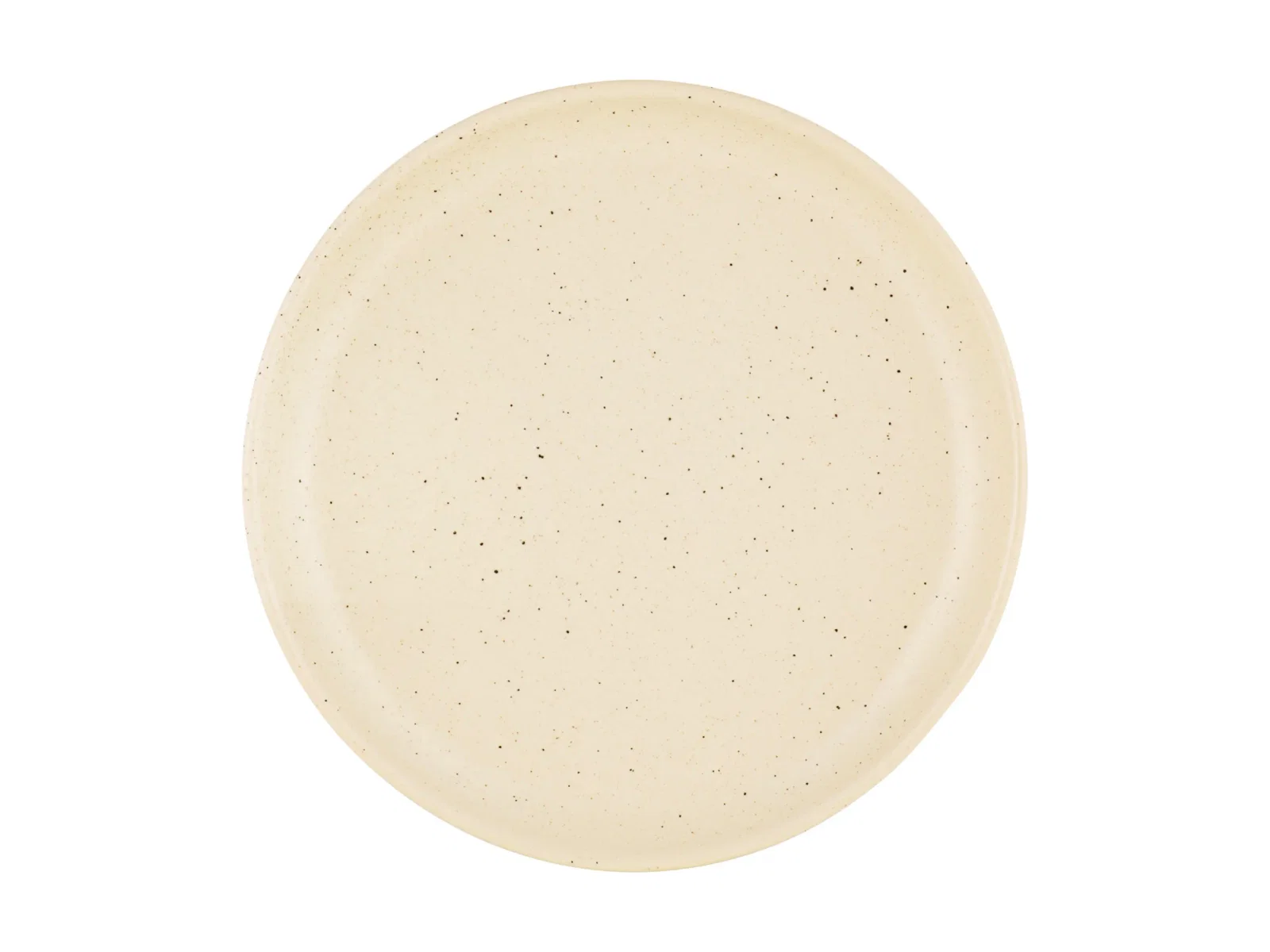 Prato Raso em Cerâmica 26,5cm Speckle Maxwell & Williams Creme