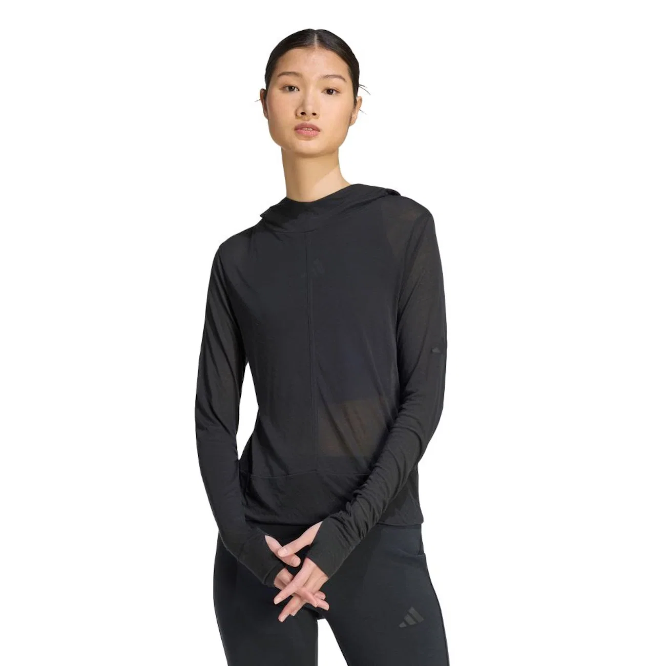 Blusão com Capuz Adidas Soft Lux Sheer Feminino