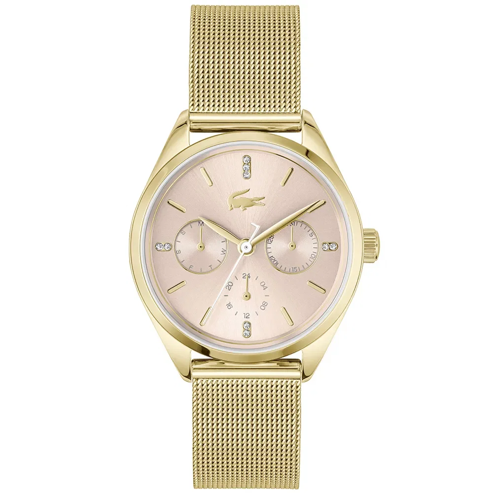Relógio Lacoste Atena Feminino em Aço Dourado 2001499