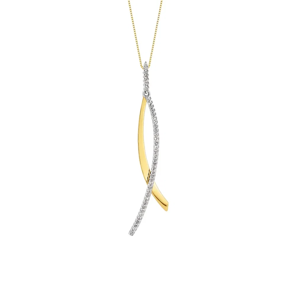 Pingente Bali em Prata 925 e Ouro Amarelo 18k com Topázios Incolores, 50mm — imagem 1