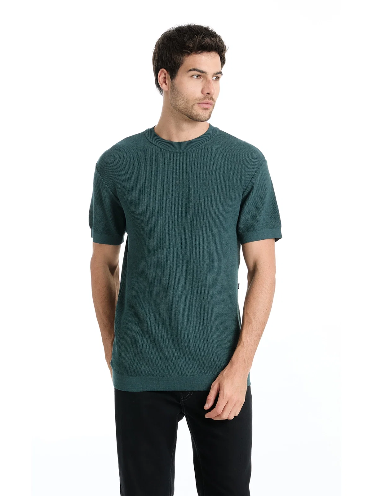 T-Shirt Tricot Visco Blend Ellus Verde Escuro — imagem 1