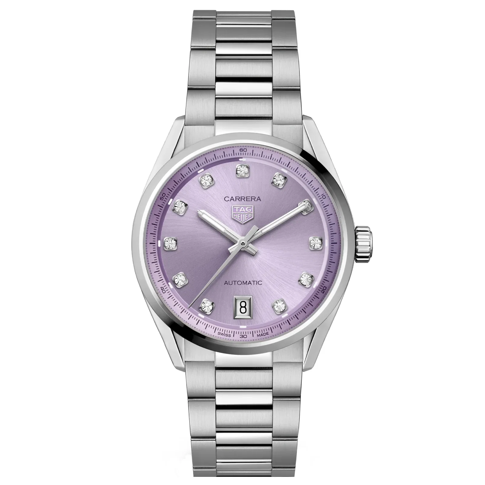 Relógio Tag Heuer Carrera Automático Feminino em Aço Prateado WBN2319.BA0001 — imagem 1