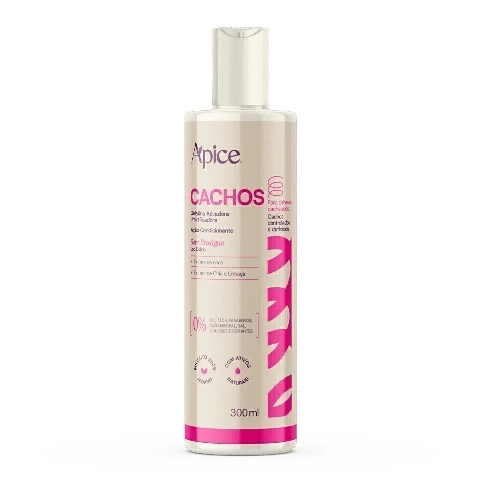 Gelatina Ativadora Umidificadora Apice Cachos 300ml