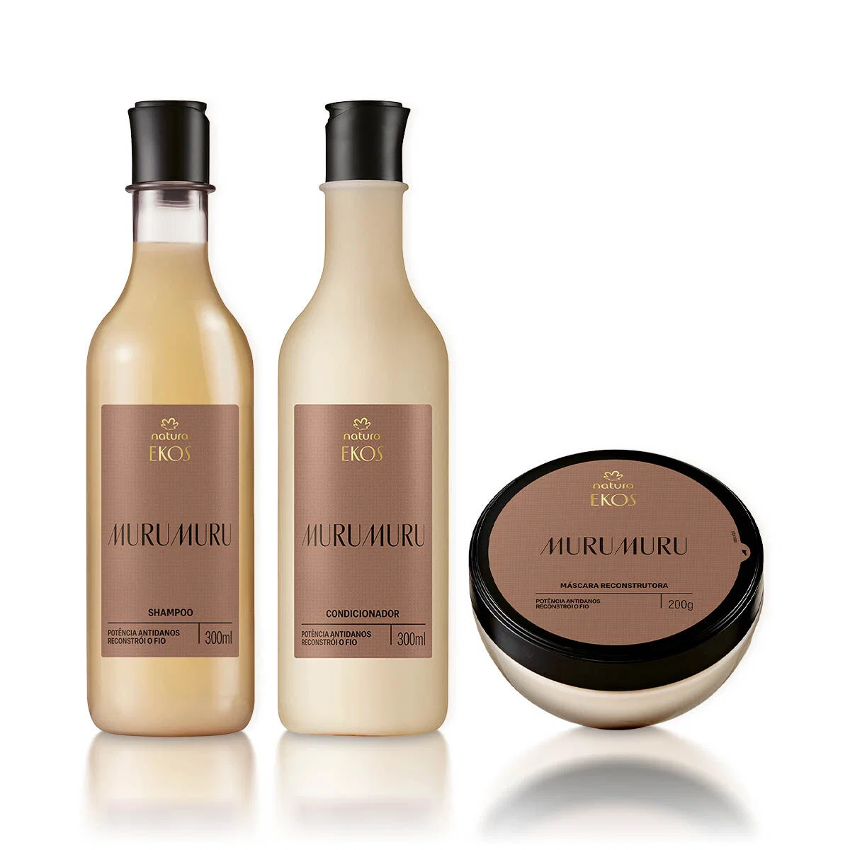 Kit Ekos Murumuru Shampoo, Condicionador e Máscara — imagem 1