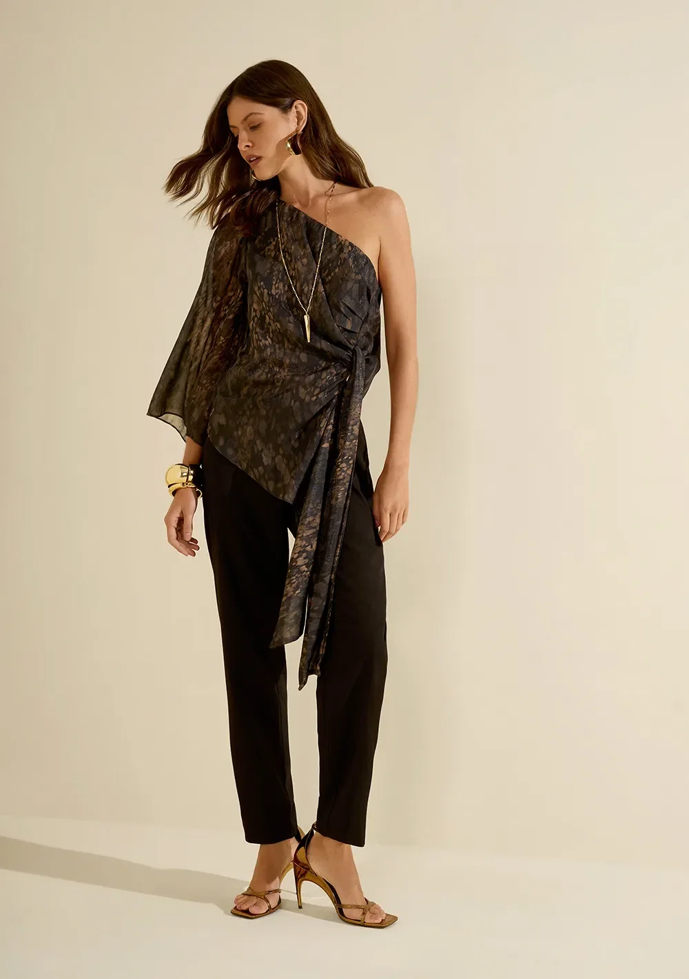 Calça Flare Eclos Preto