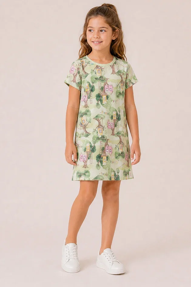 Vestido Cotton Estampado