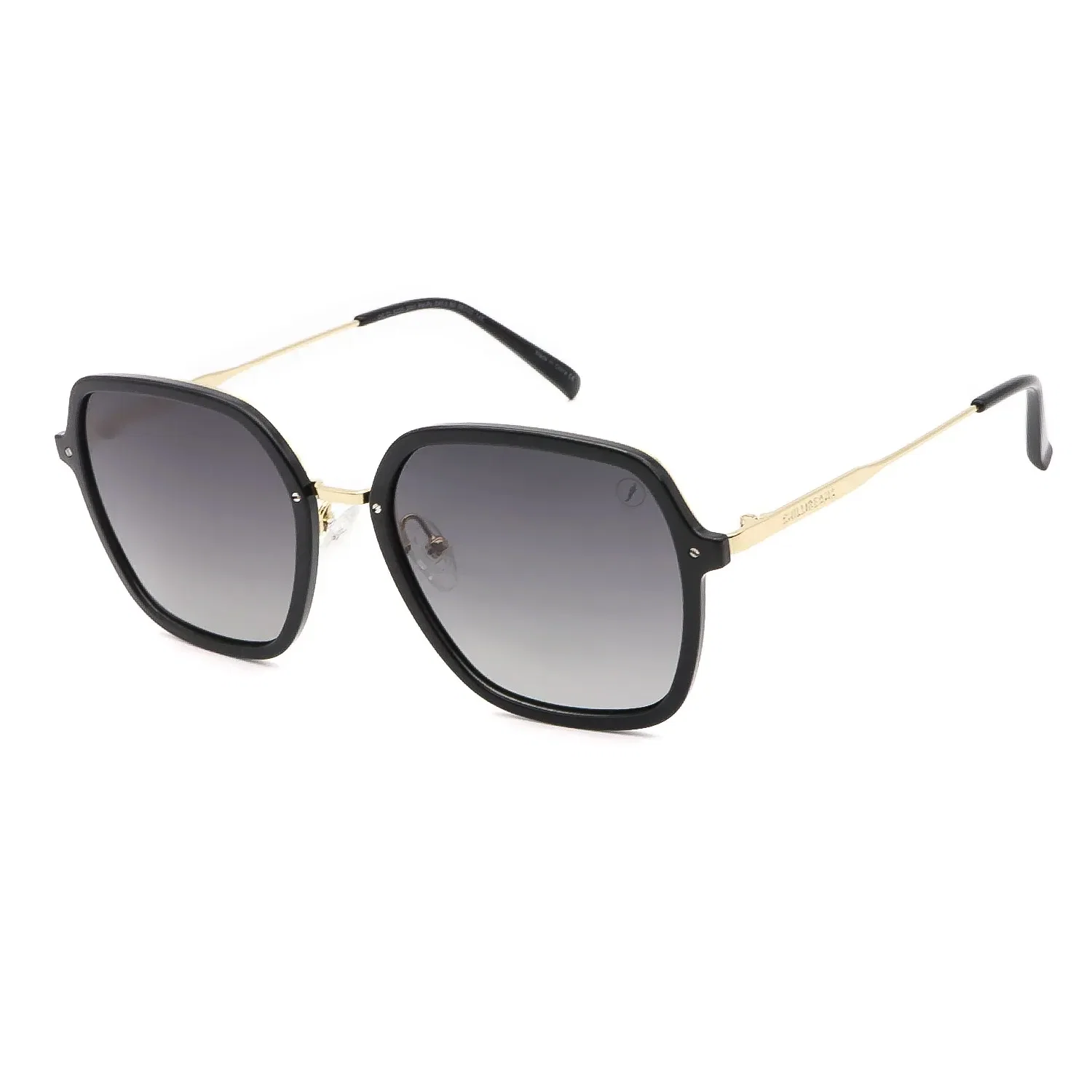 Óculos de Sol Feminino Chilli Beans Quadrado Polarizado Degradê Preto — imagem 1
