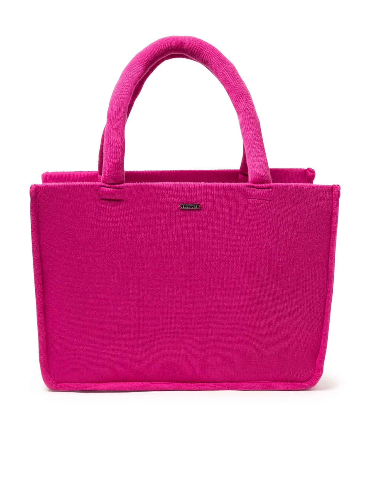 Bolsa Tricot Listras Bobstore Magenta