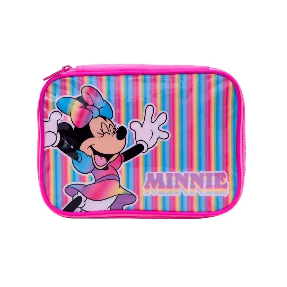 Estojo Escolar Feminino Minnie Rosa