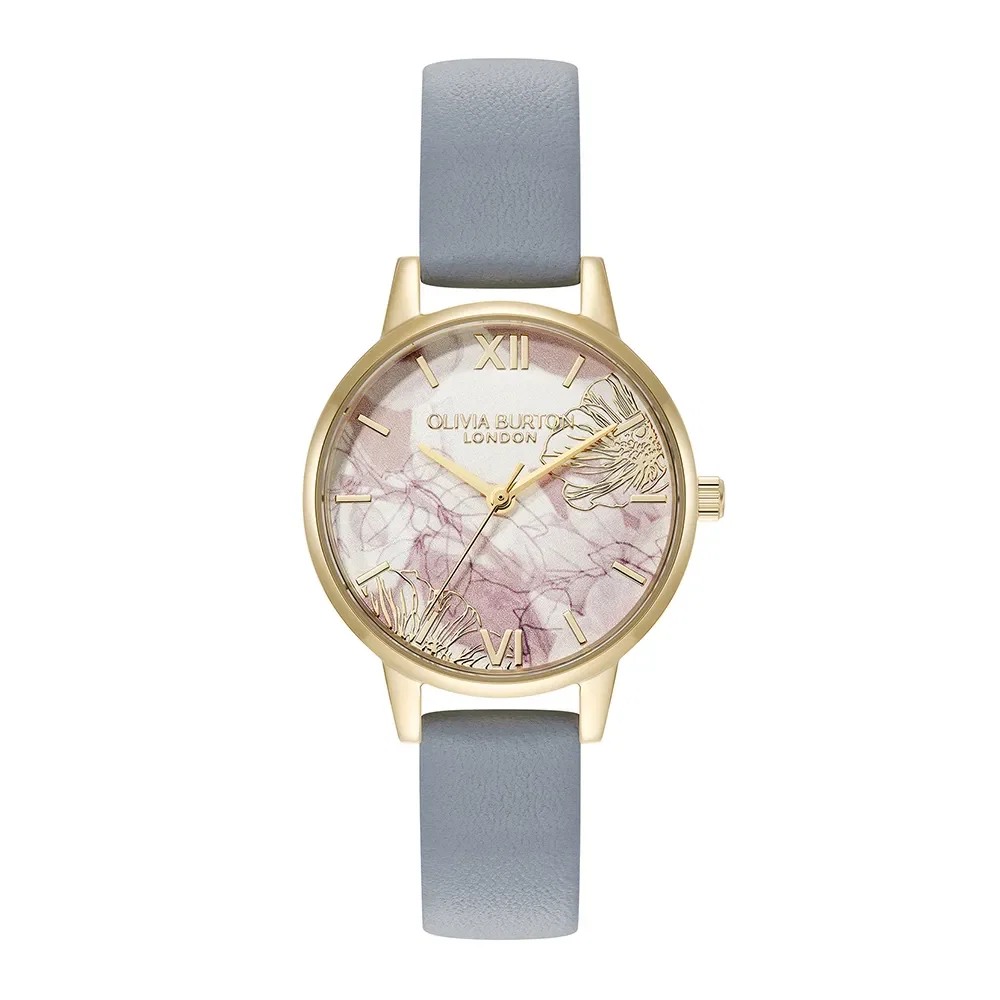 Relógio Olivia Burton Feminino Couro Azul 24000225 — imagem 1