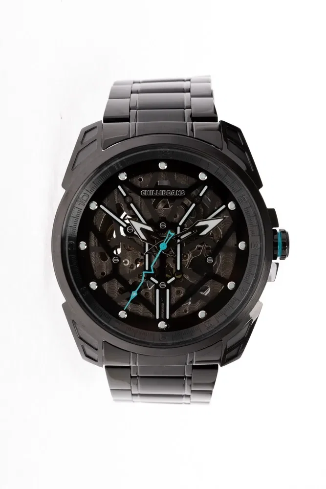 Relógio Automático Masculino Chilli Beans Robusto Metal Preto