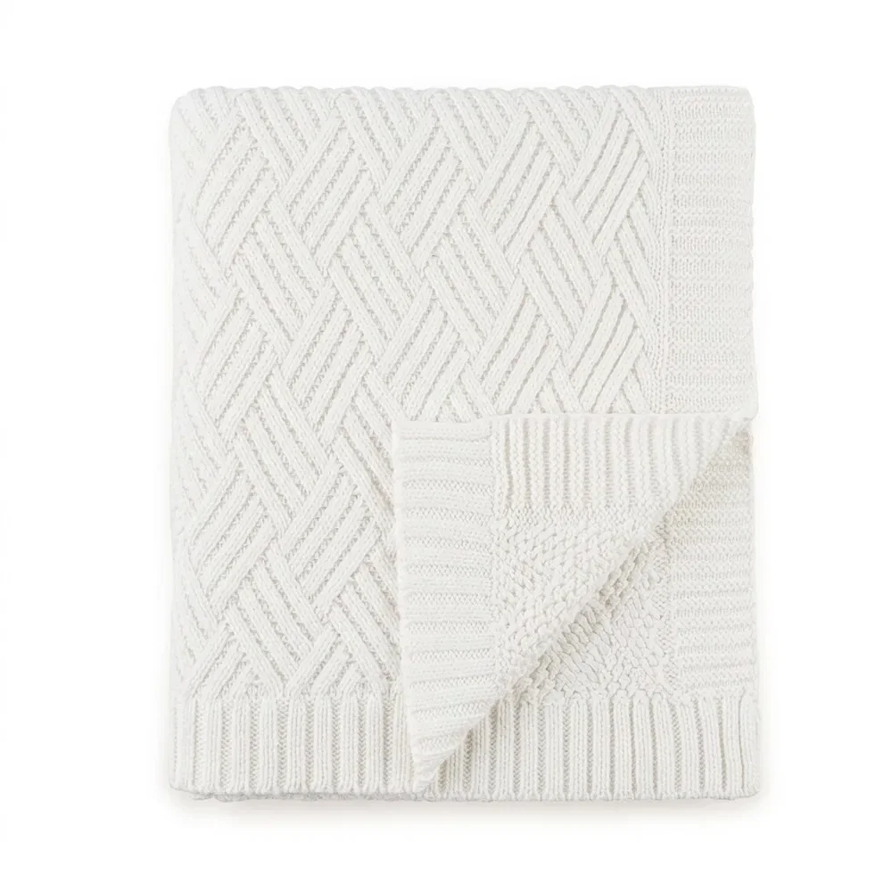 Peseira Tricot de Algodão Lerisse Branca — imagem 1