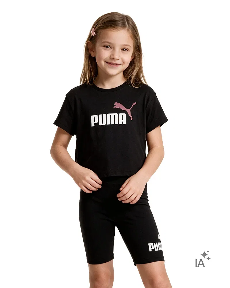 Camiseta Puma Logo Infantil