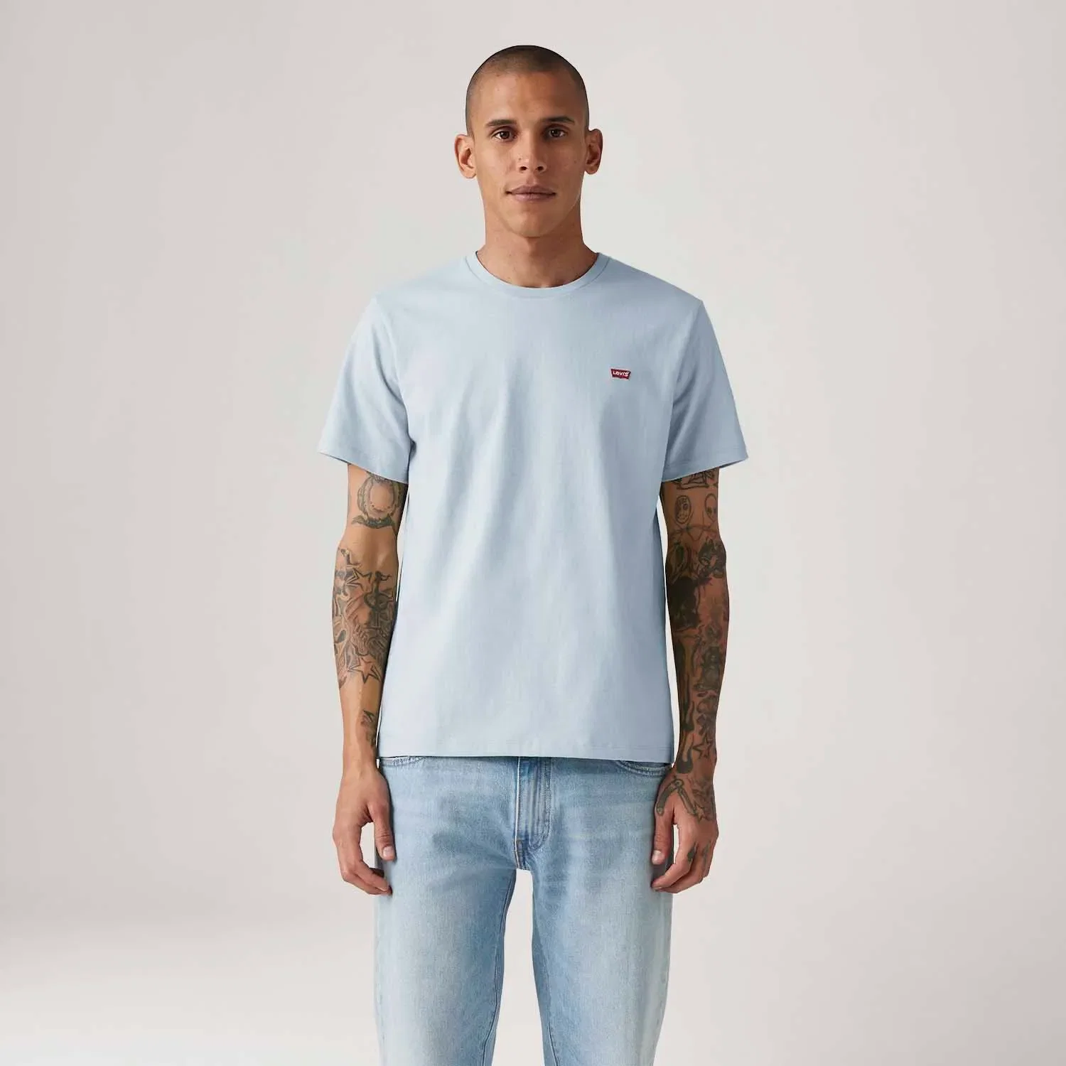 Camiseta Levi's® Original HM Azul Manga Curta — imagem 1