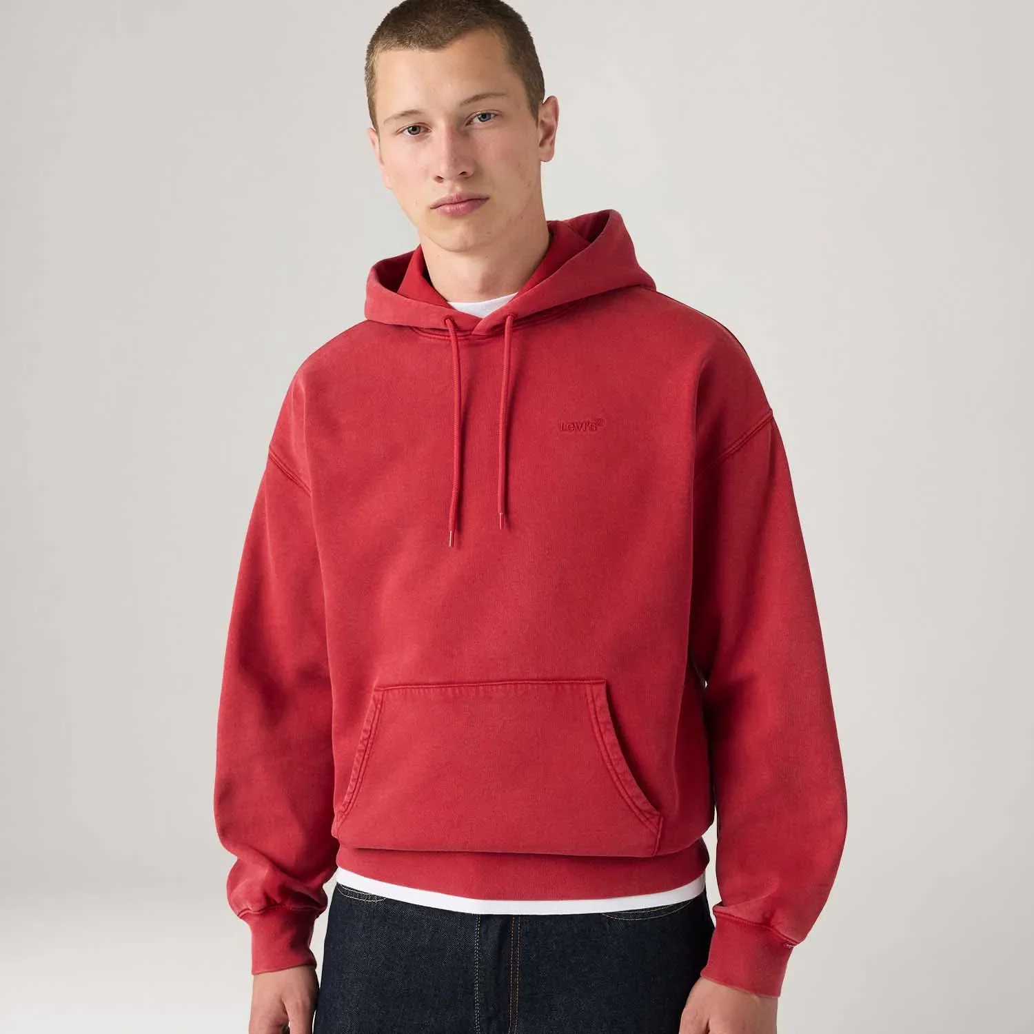 Moletom Levi's® Authentic Hoodie Marrom Claro