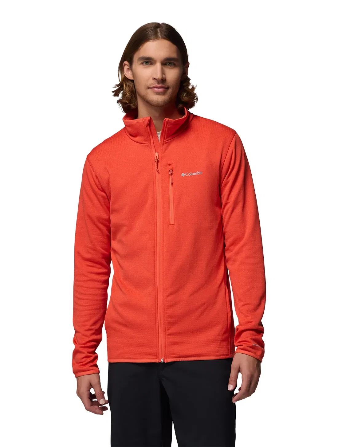 Jaqueta Fleece Columbia Masculina Essential Hike™ Grid Full Zip — imagem 1
