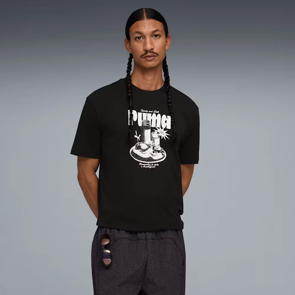 Camiseta Graphic Relaxed Breakfast Masculina — imagem 1