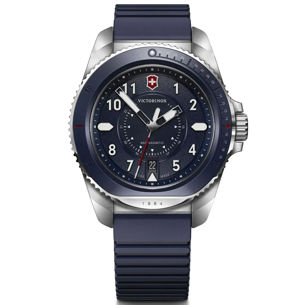 Relógio Victorinox Journey 1884 Masculino Borracha Azul 241975