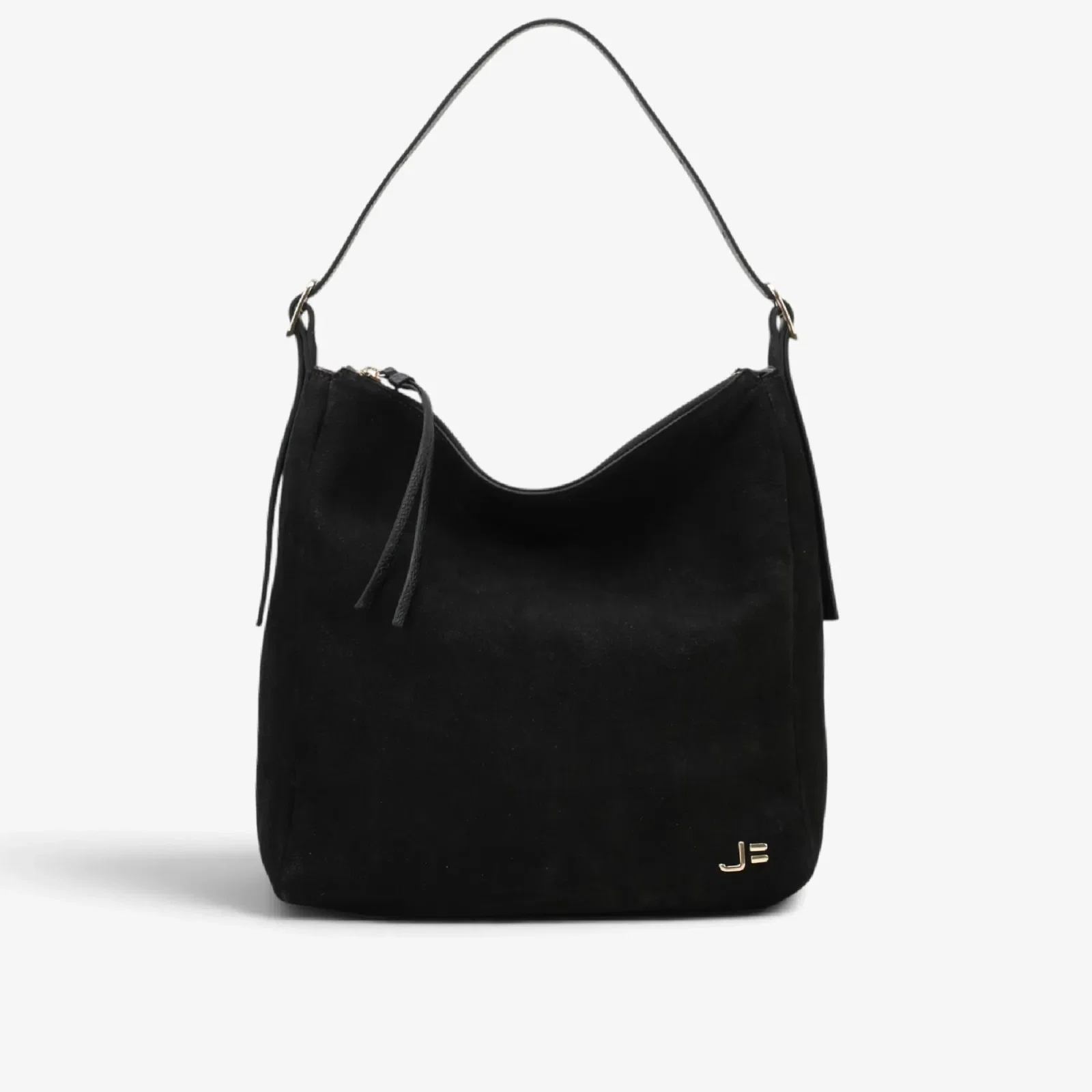 Bolsa Hobo Preto Nobuck