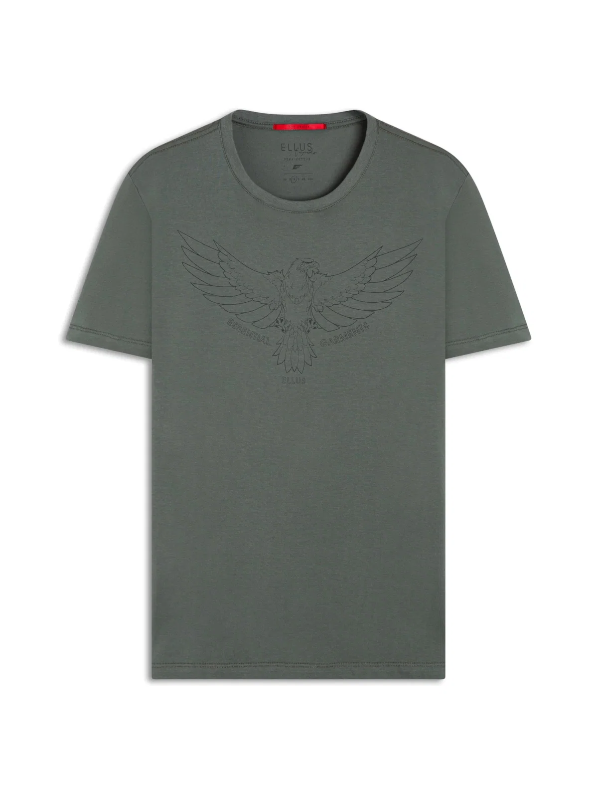 T-Shirt Pima Ellus Eagle Classic Verde Escuro — imagem 1