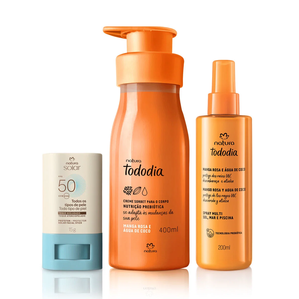 Kit Verão Tododia Manga Rosa e Água de Coco e Natura Solar — imagem 1