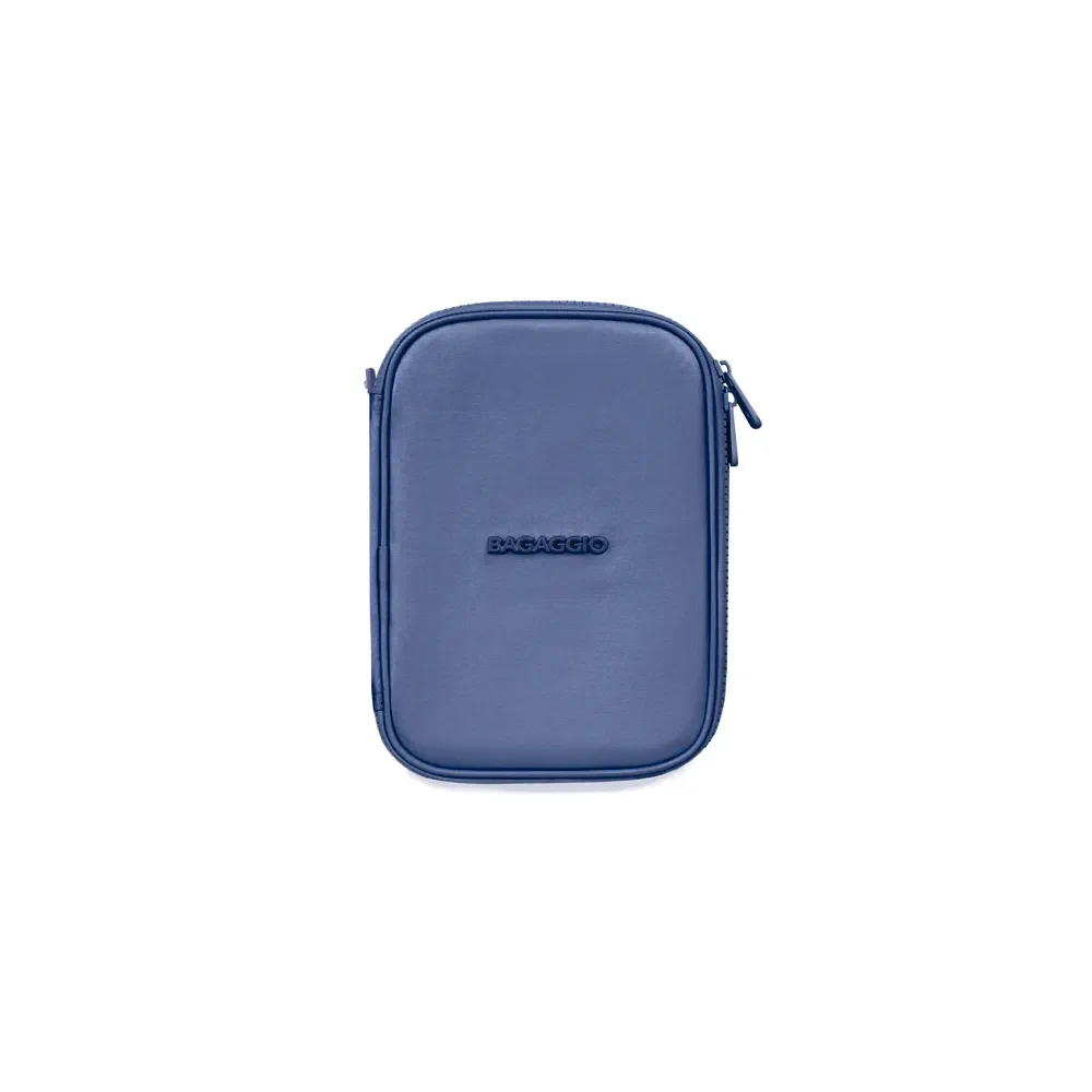 Estojo Box Feminino Grande Perolada Azul — imagem 1