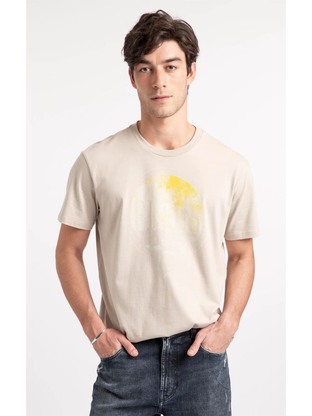 T-Shirt Cotton Fine Ellus High Desert Areia Seca — imagem 1