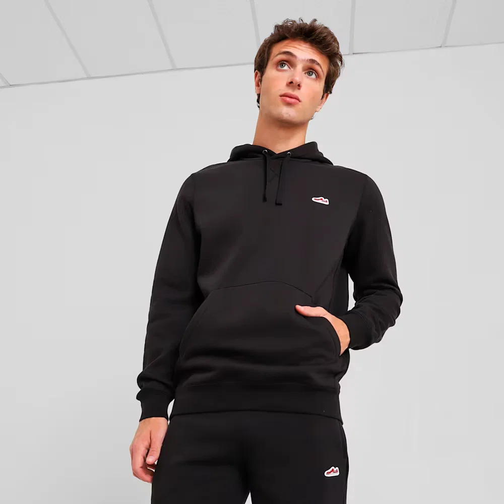 Moletom com Capuz Fleece ESS Wardrobe Suede