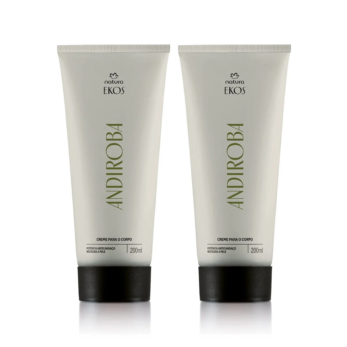 Kit Creme Desodorante Hidratante para o Corpo Ekos Andiroba 2 un de 200 ml