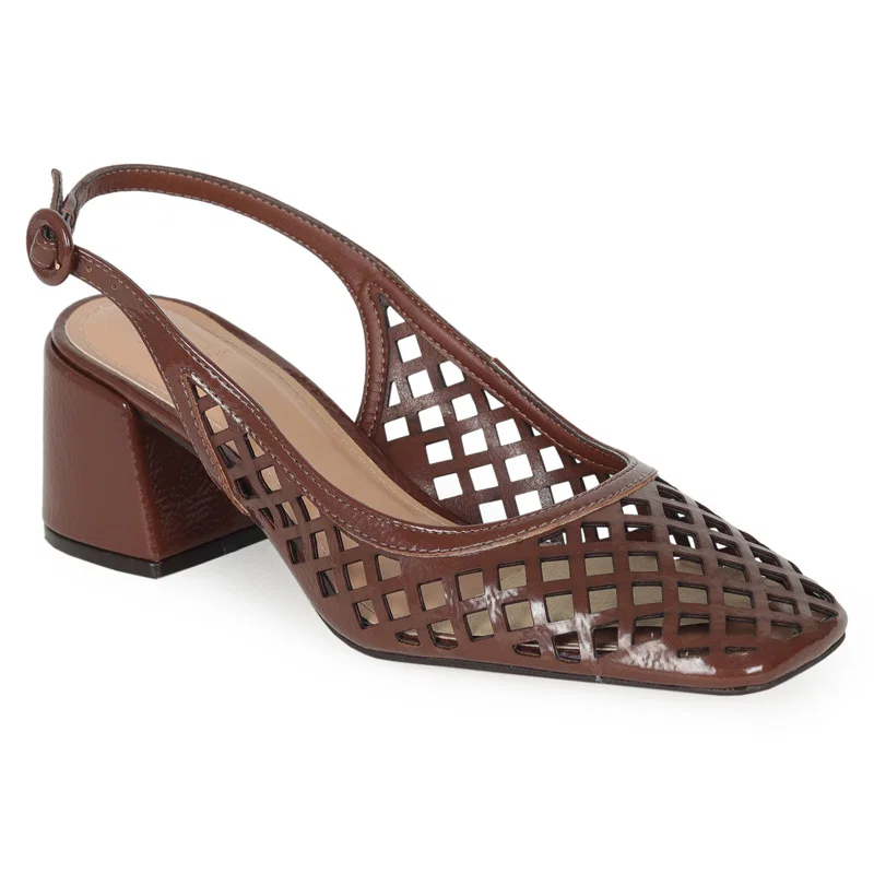 Slingback Vazado Laser 6cm