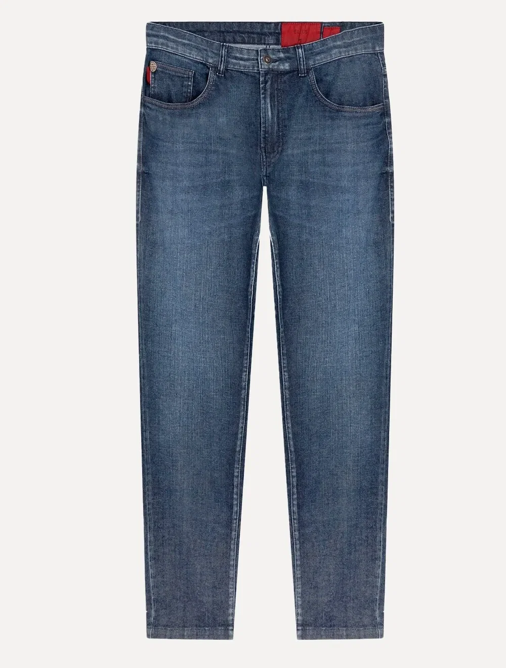Calça Ellus Jeans Masculina Skinny Indigo Black Tag ET Zetex Clara