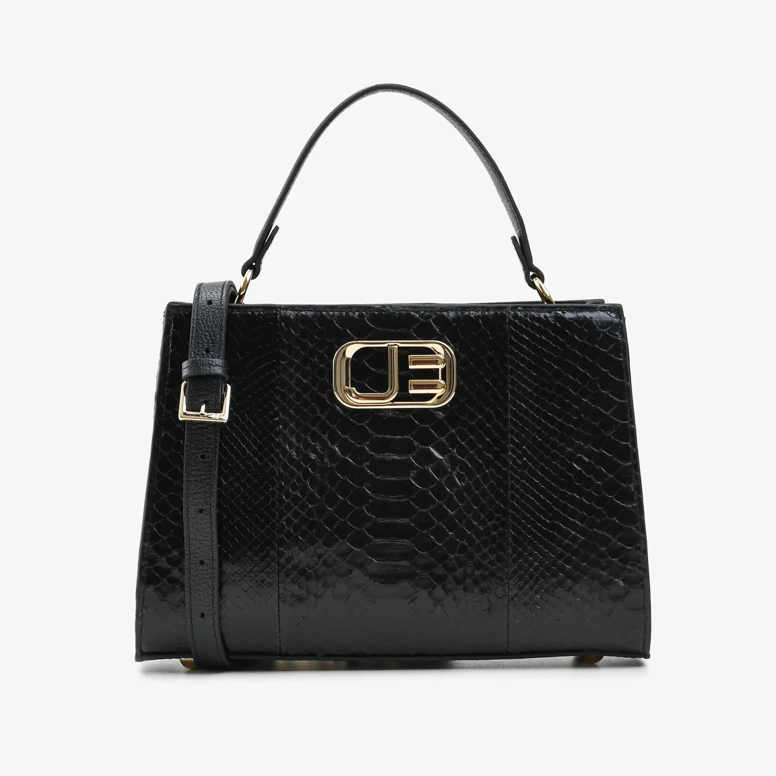 Bolsa Tote Preto Cobra Python