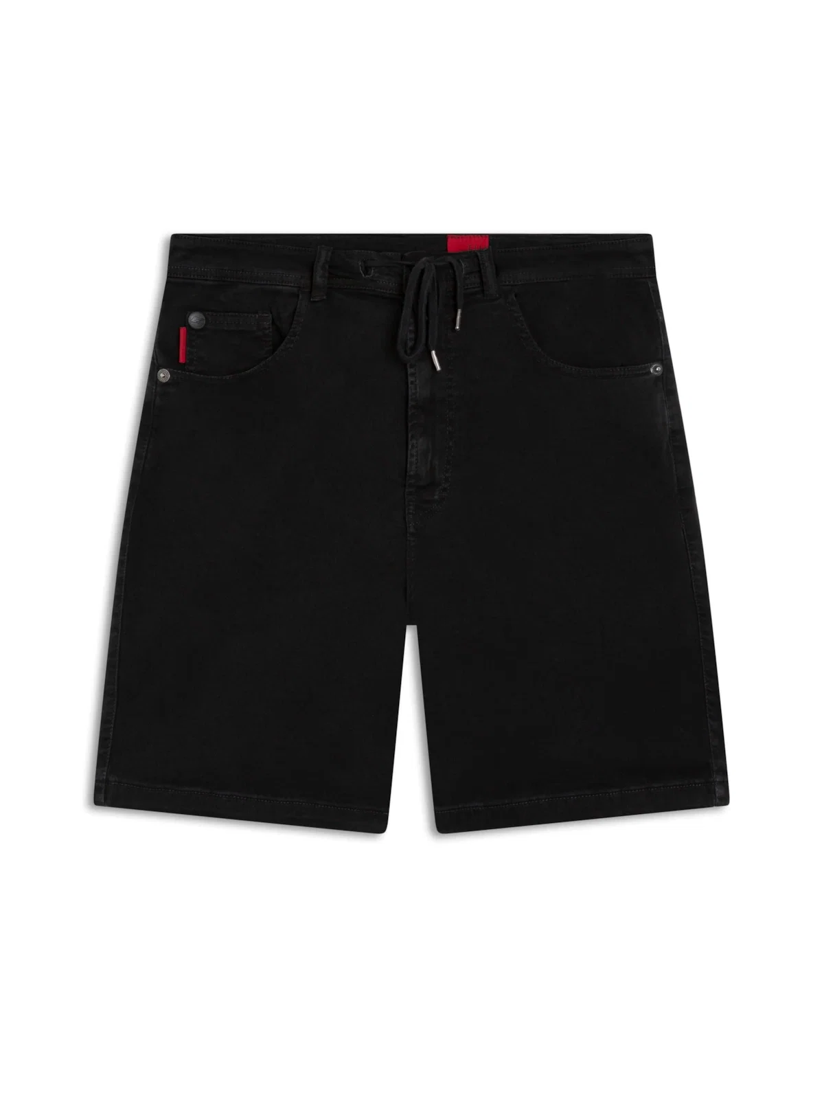 Bermuda Jogging Color Preppy Preto — imagem 1