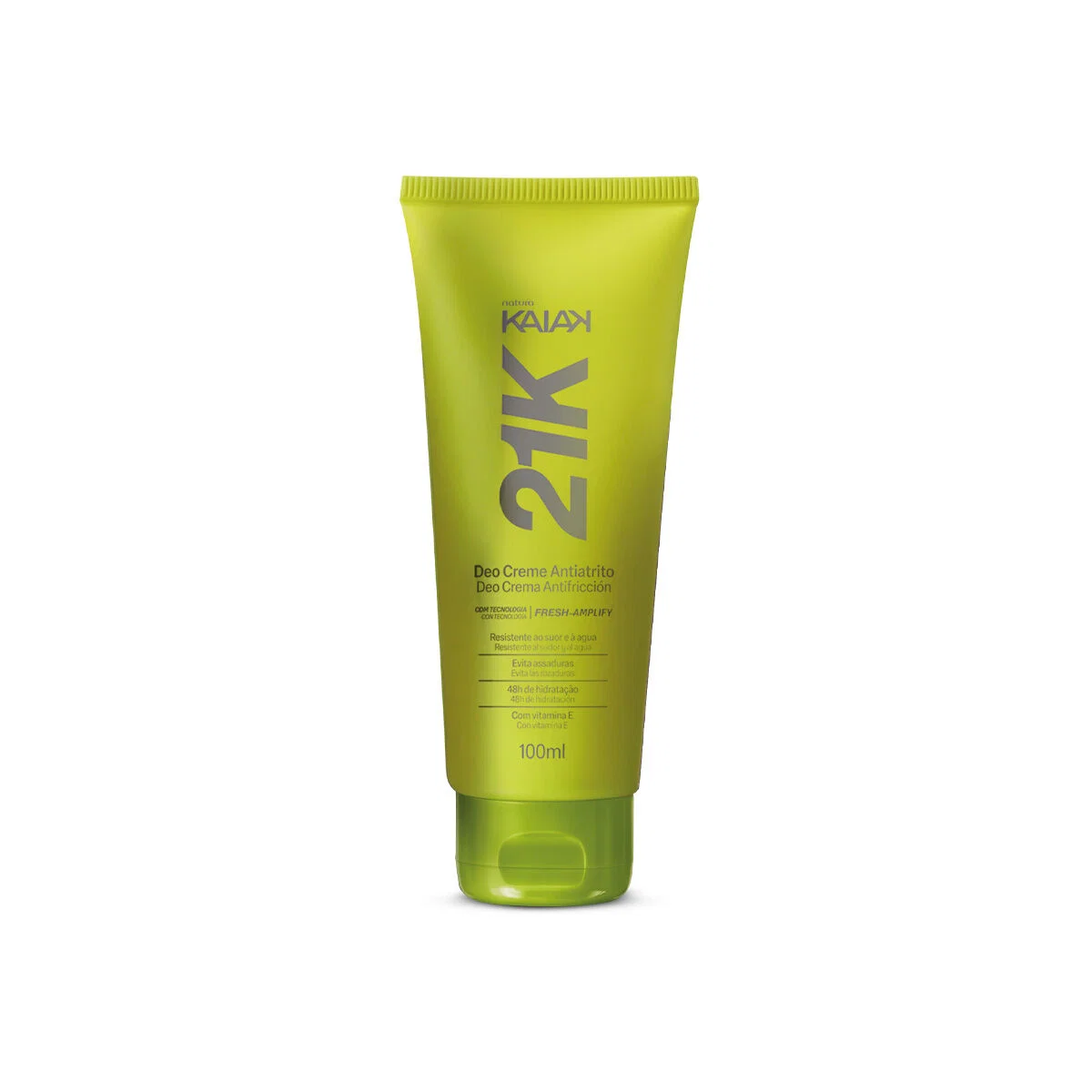 Desodorante Hidratante Creme Corporal Antiatrito Kaiak 21K 100 ml