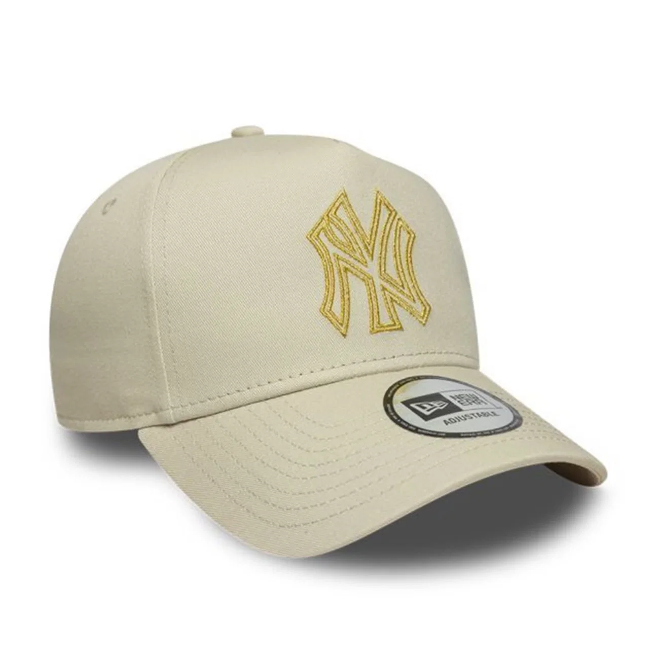 Boné Unissex New Era 9Forty A-Frame New York Yankees Metallic - Aba Curva