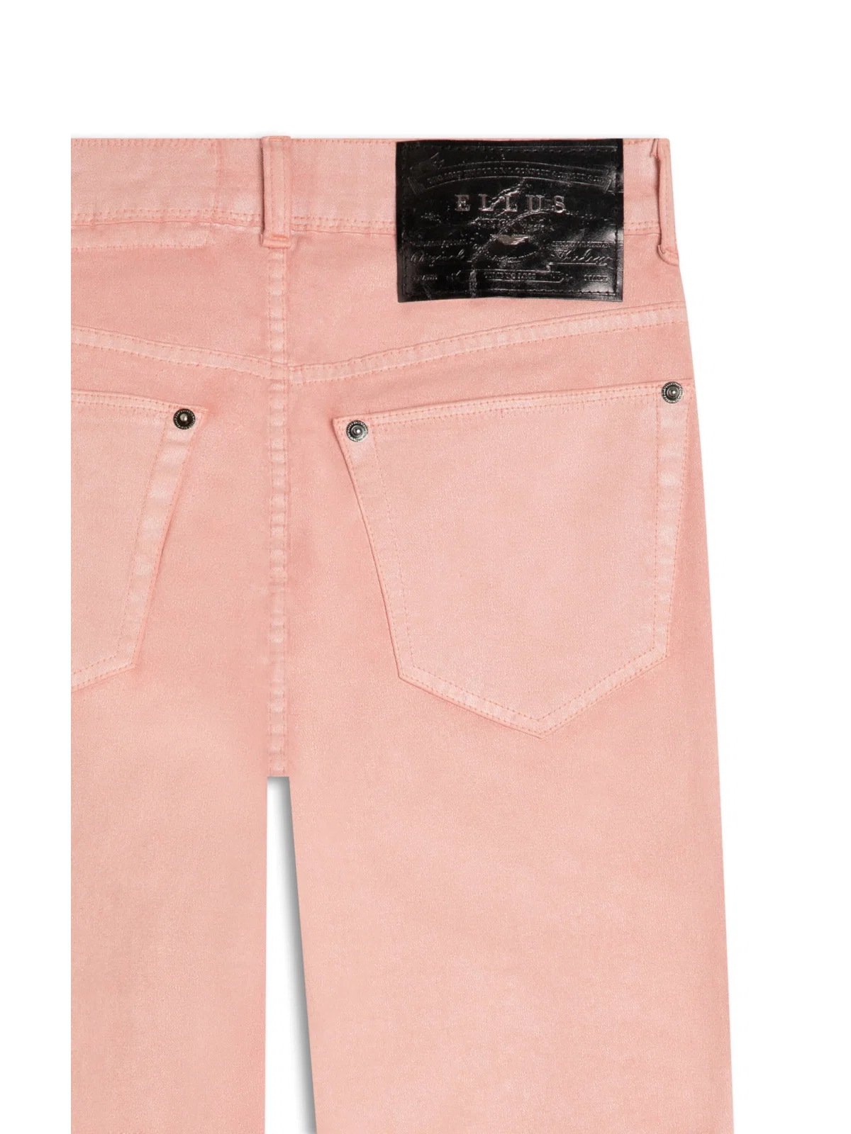 Calça Metalic Denim Color Rosa — imagem 1
