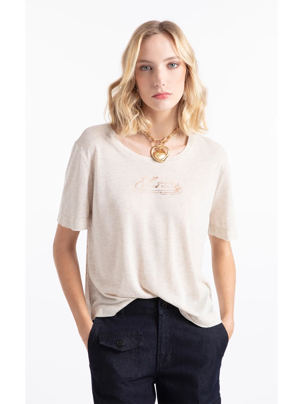 Blusa Modal Linen Natural