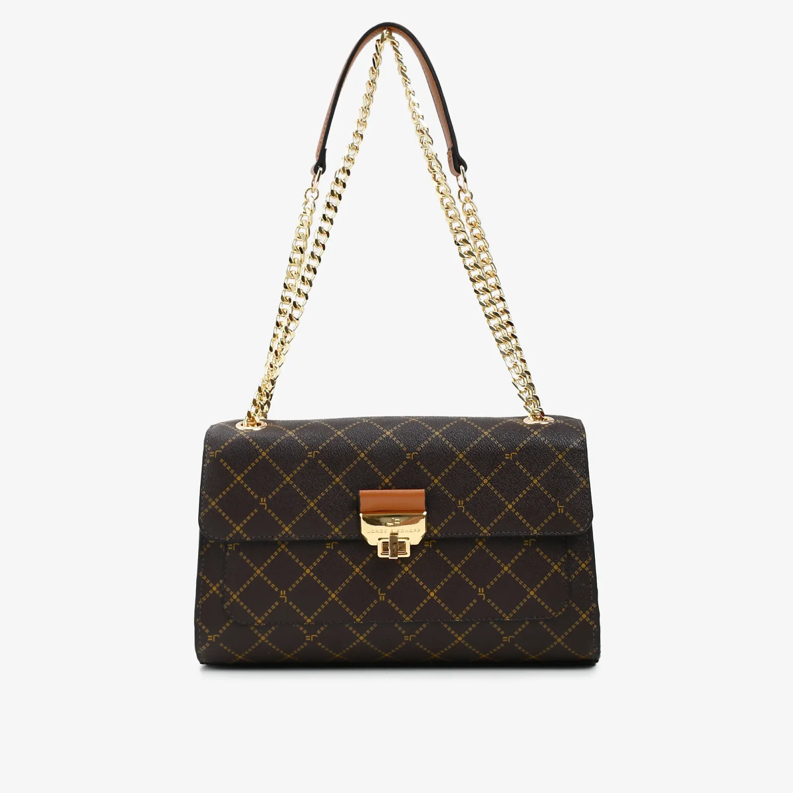 Bolsa De Ombro Monograma Marrom — imagem 1