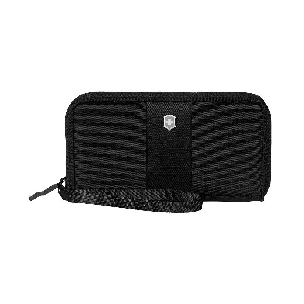 Carteira Smartphone Wristlet Victorinox Couro Preta